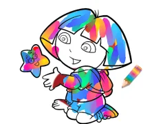 게임 Jungle Girl: Coloring Pages 온라인