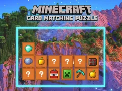게임 Minecraft Card Matching Puzzle 온라인