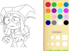 게임 Pomni Coloring Book For Kids 온라인