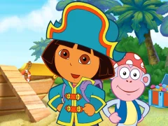 게임 Dora The explorer Dora's Pirate Boat Treasure Hunt 온라인