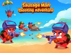 게임 Sausage Man Shooting Adventure 온라인