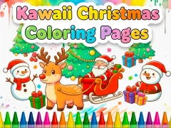 게임 Kawaii Christmas Coloring Pages 온라인