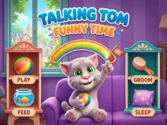 게임 Talking Tom Funny Time 온라인