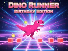 게임 Dino Runner Birthday Edition 온라인