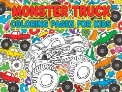 게임 Monster Truck Coloring Pages For Kids 온라인