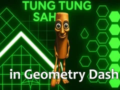 게임 Tung Tung Sahur in Geometry Dash 온라인
