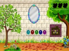게임 White Brick Backyard Escape 온라인