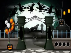 게임 Halloween Cemetery Escape 2 온라인