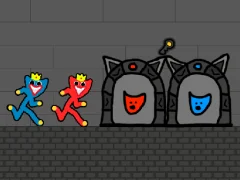 게임 Red and Blue Stickman Huggy 2 온라인