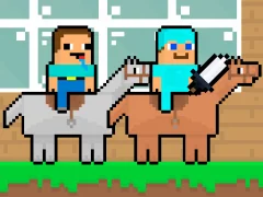 게임 Noob vs Pro HorseCraft 온라인