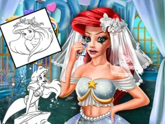 게임 Coloring Book for Ariel Mermaid 온라인