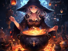 게임 Anime girls Witchcraft 온라인