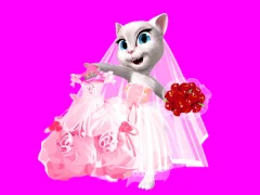게임 Talking Tom Angela City Wedding Boutique 온라인