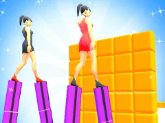 게임 Heels Run Race - Stack Rider 온라인