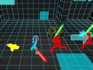 게임 Stickman Neon Sword 싸움 온라인