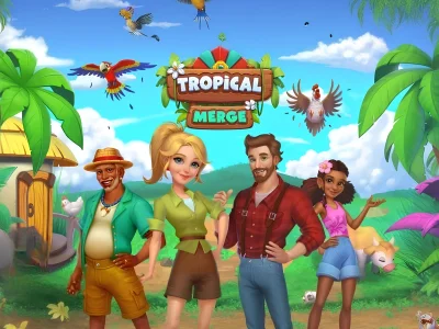 게임 Tropical Merge 온라인