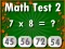 게임 Math Test 2 온라인