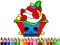 게임 Back To School: Cake Coloring Book 온라인