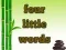 게임 Four Little Words 온라인
