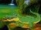 게임 Crocodile Waterfalls Forest Escape 온라인