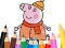 게임 Coloring Book: Mommy Pig Winter 온라인