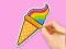 게임 Coloring Book: Rainbow Ice Cream 온라인