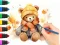 게임 Coloring Book: Autumn Bear 온라인