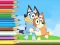 게임 Coloring Book: Bluey And Bingo Holiday 온라인