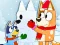게임 Jigsaw Puzzle: Bluey Christmas Snowman 온라인