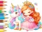 게임 Coloring Book: Unicorn Secret Whisper 온라인