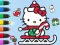 게임 Coloring Book: Hello Kitty Christmas 온라인