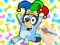 게임 Coloring Book: Clown Bluey 온라인