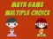 게임 Math Game Multiple Choice 온라인