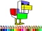 게임 Back To School: Monster Craft Coloring 온라인