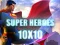 게임 Super heroes 10х10 온라인