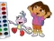 게임 Dora The Explorer Coloring Book 온라인