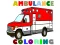 게임 Ambulance Trucks Coloring Pages 온라인