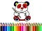게임 Back To School: Panda Coloring 온라인