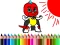 게임 Back To School: Mask Boy Coloring 온라인