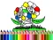 게임 Back to School: Flowers Coloring 온라인