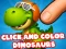 게임 Click And Colors Dinosaurs 온라인