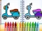 게임 Cute Bike Coloring Book 온라인