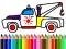 게임 Back To School: Trucks Coloring 온라인
