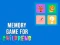 게임 Memory Game for Childrens 온라인