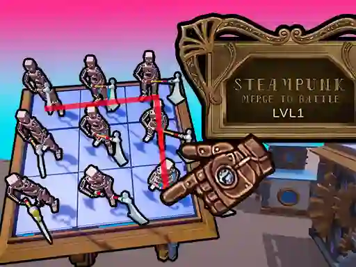 게임 Steampunk Merge To Battle 온라인