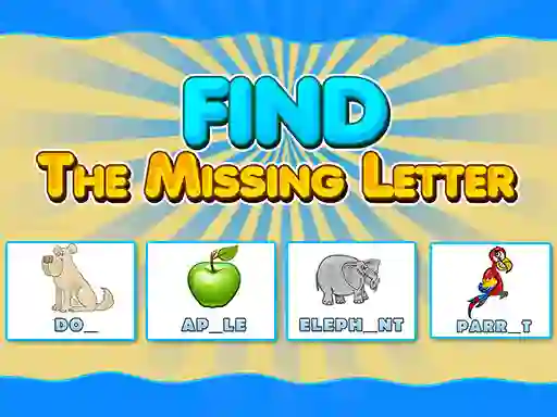 게임 Find The Missing Letter 온라인