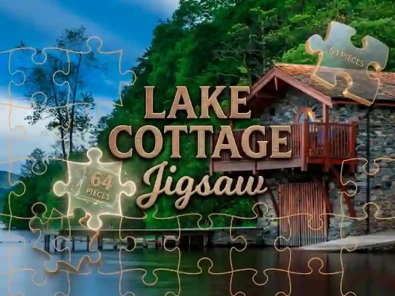 게임 Lake Cottage Jigsaw 온라인