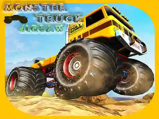 게임 Monster Trucks Jigsaw 온라인