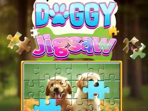 게임 Doggy Jigsaw 온라인