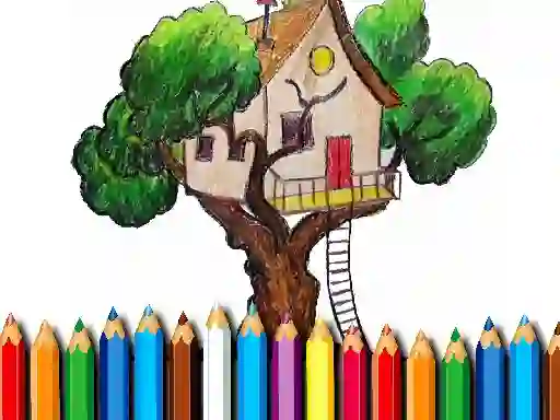 게임 Tree House Coloring Book 온라인